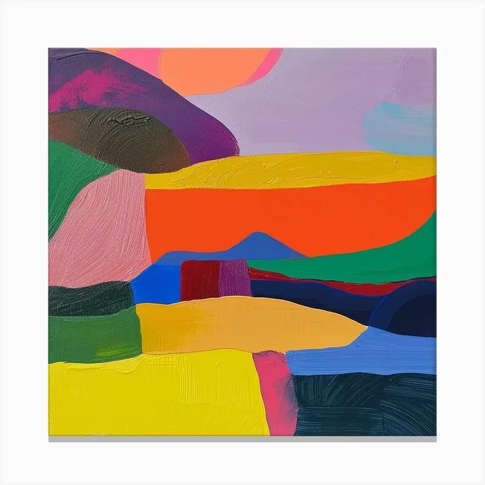 Modern Abstract Collection 55 Canvas Print by Hue Horizons Art Prints