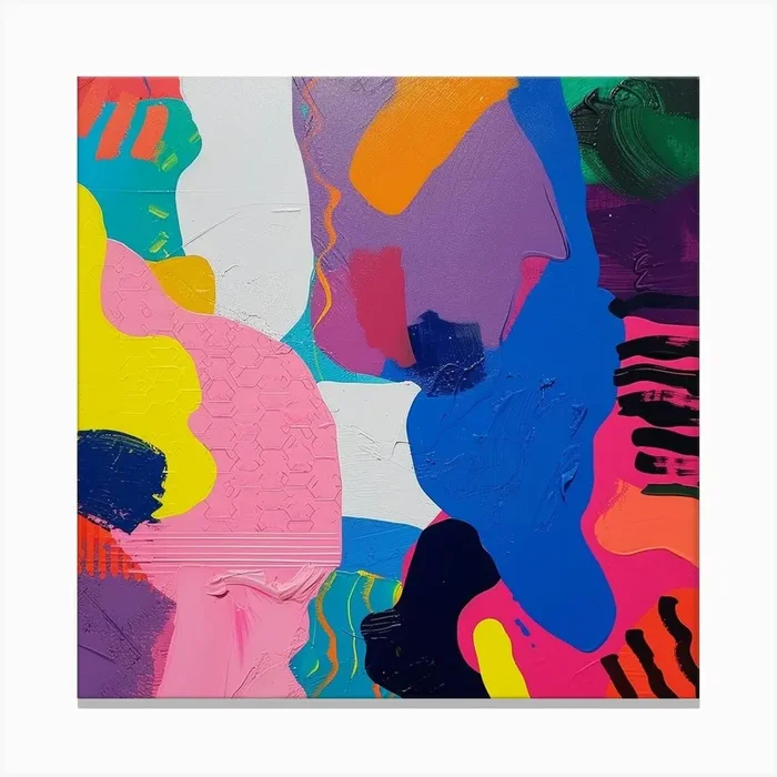 Modern Abstract Collection 83 Canvas Print by Hue Horizons Art Prints