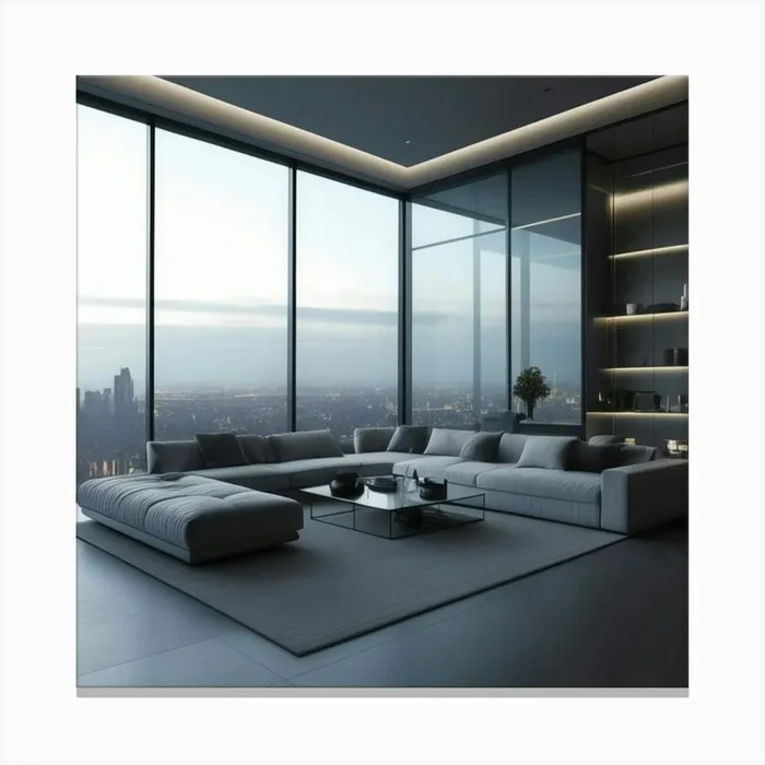 Modern Living Room Canvas PrintPA by pyoo arts