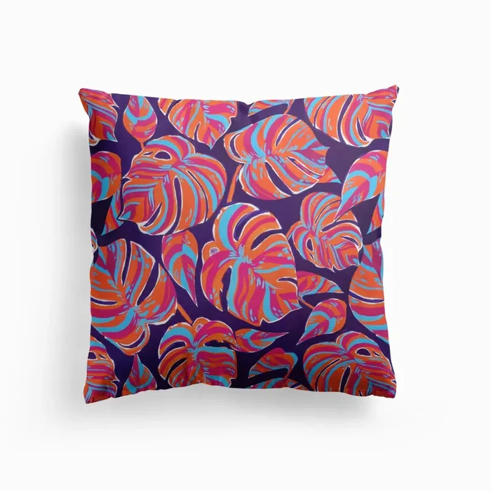 Monstera Cushion by Charlotte Nicholson