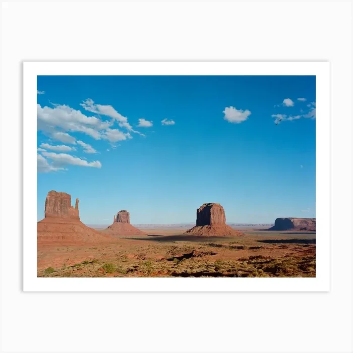 Monument Valley IV on Film Art Print by Bethany Young