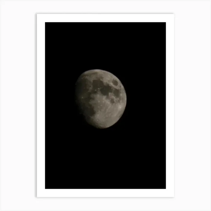 Moon Art PrintA by AIMOON