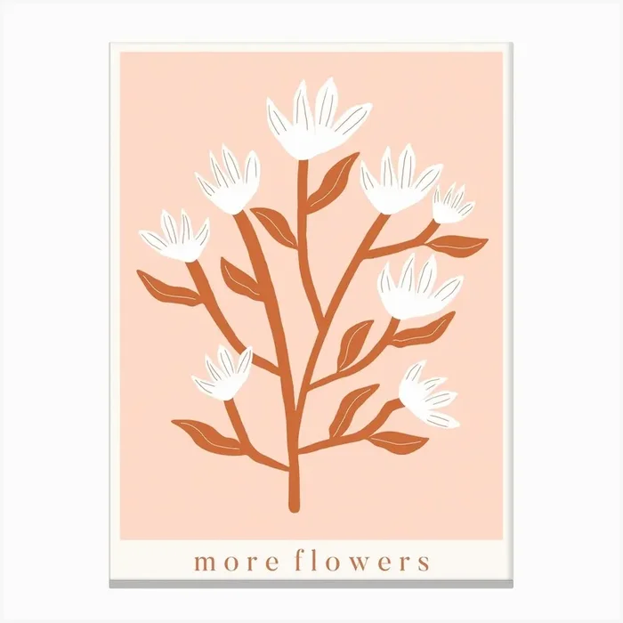 More Flowers Canvas Print by Ani Vidotto