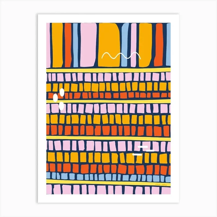Mosaic Art Print by Fredi Maria