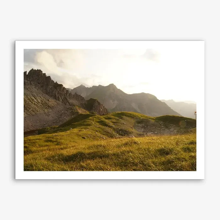 Mountain View 5 Art Print by Marko Koeppe