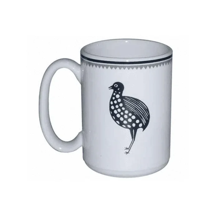 Mug – Mimbreño Harlequin Quail Black & White | Mimbreño 15 oz