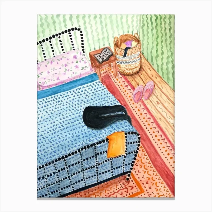 My Outfit Canvas Print by Key and Sea Creative