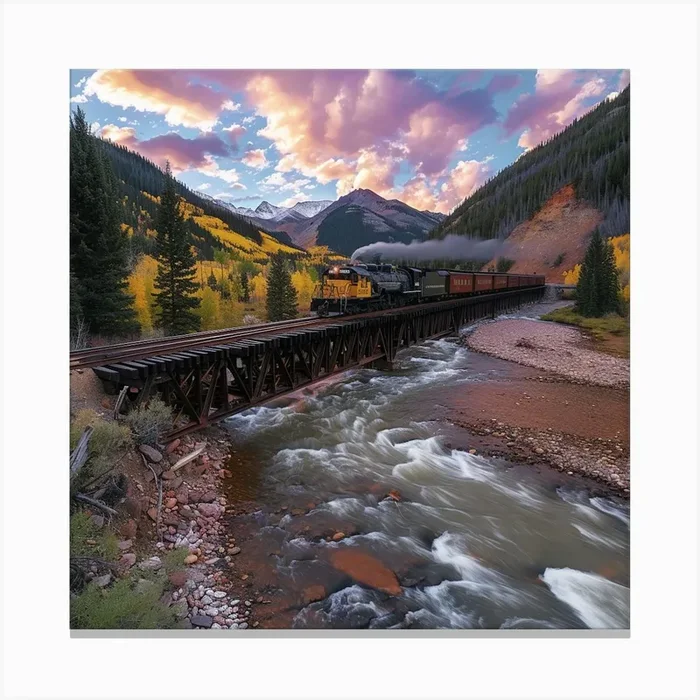 Narrow Gauge Railway Canvas Print by Brandon Robinson