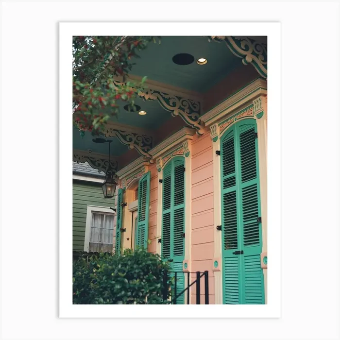 New Orleans Architecture XVII on Film Art Print by Bethany Young