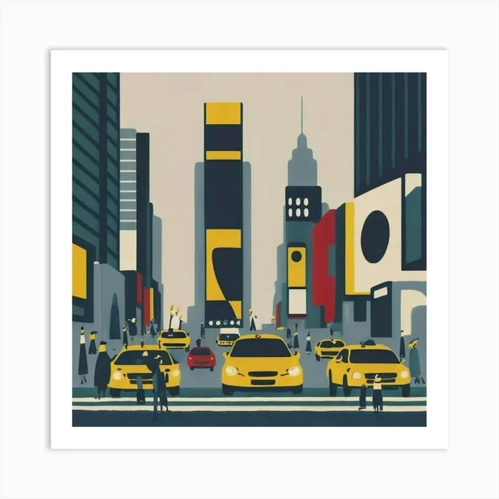 New York City 1 Art Print by FOX & JAY