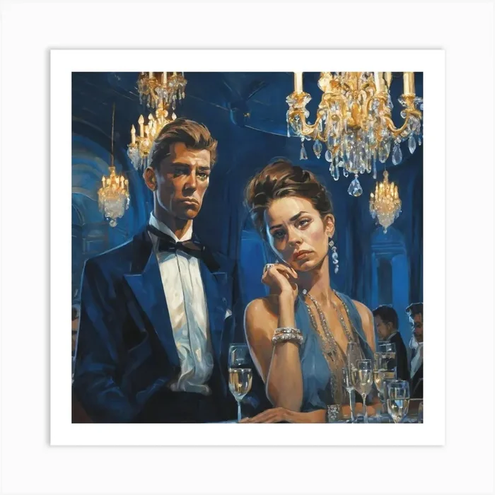 Night At The Opera Art PrintGY by Gee Yvore