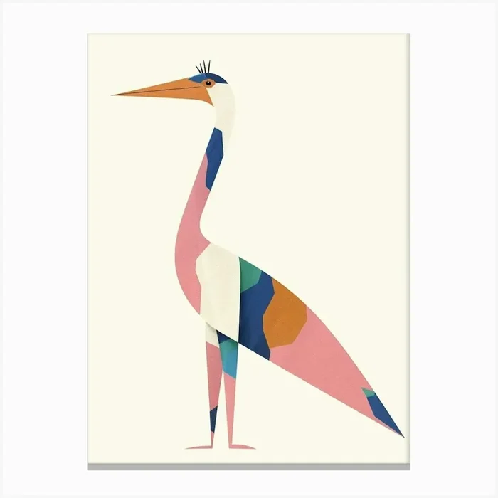 Nursery Dinosaur Art Quetzalcoatlus Canvas Print by Scribble Studio