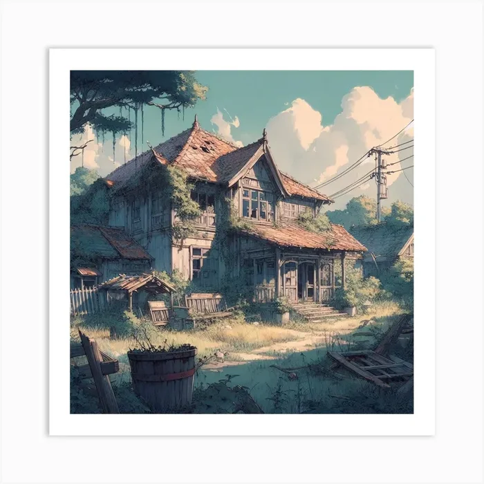 Old House Art Print by Etnousta