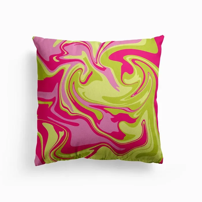 Opal Swirl Canvas Cushion by Heart + Dart