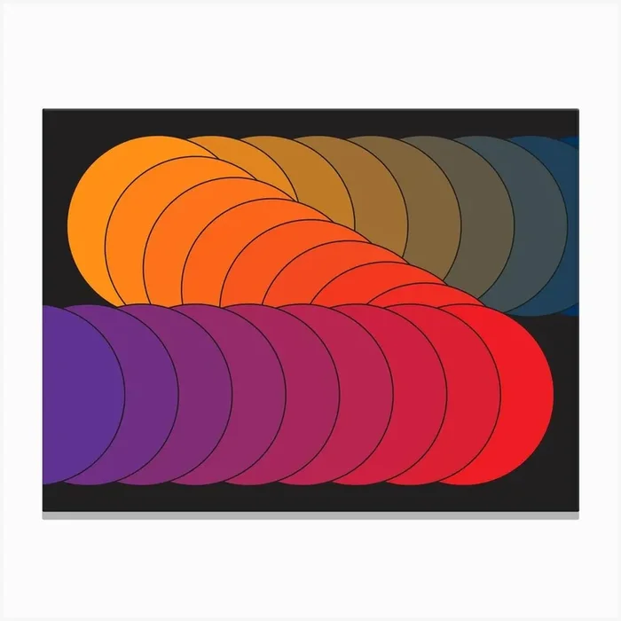Orbit Canvas Print by Circa 78 Designs