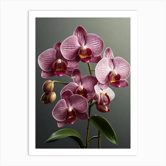 Orchids 3 Art Print by WaveArt Studios