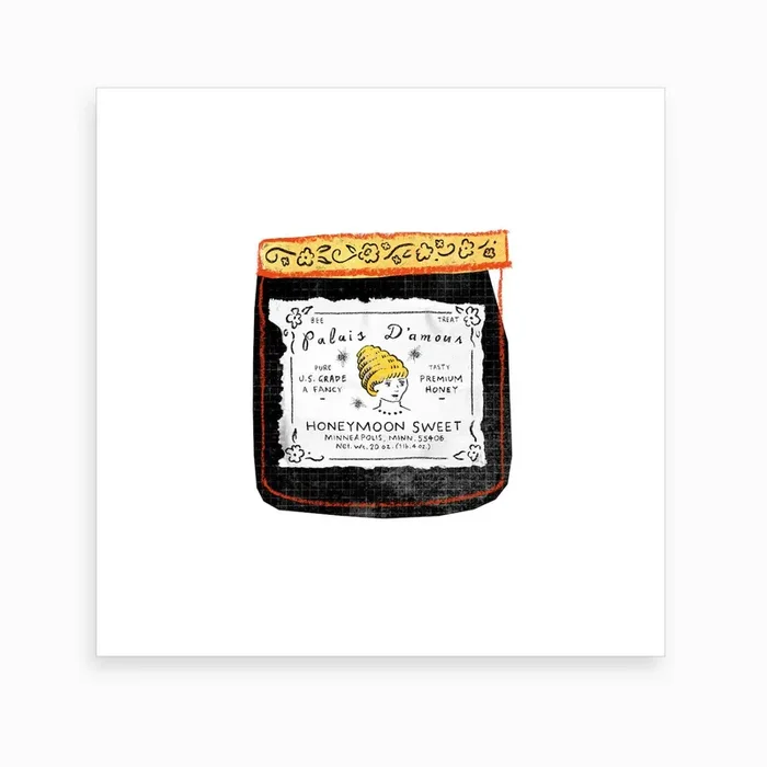 Palais D’Amour Honey Art Print by Martina Scott