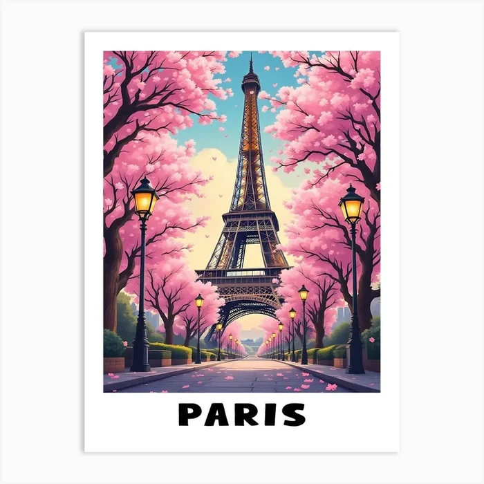 Paris Eiffel Tower Art Print by Mihir Mojumdar