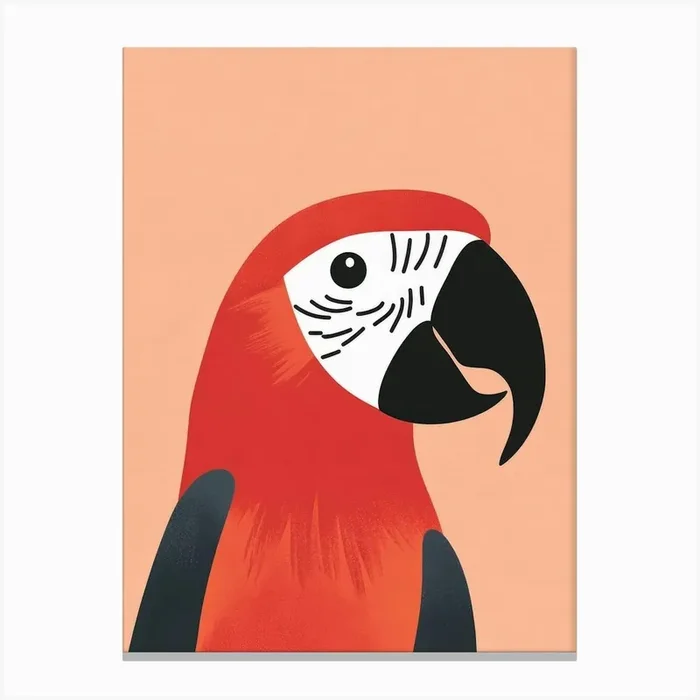 Parrot Canvas Print by Banevici