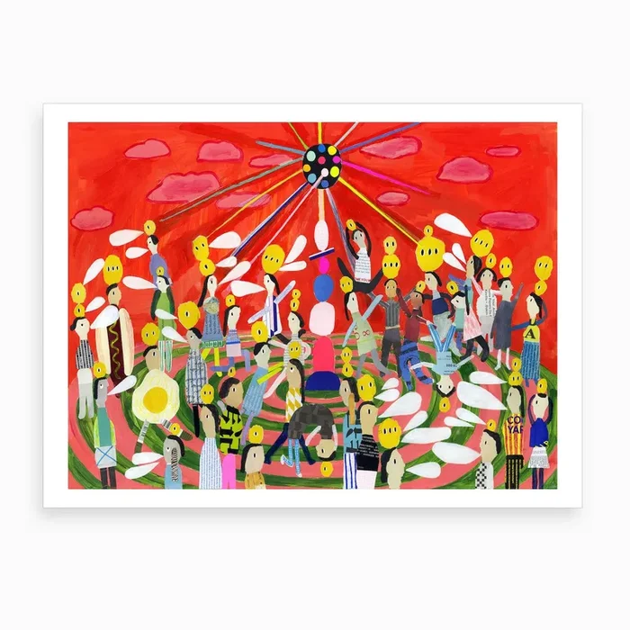 Party Time Art Print by Luyi Wang