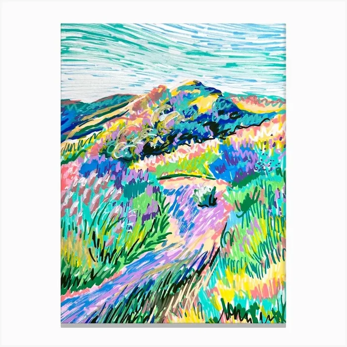 Pathway Canvas Print by Key and Sea Creative