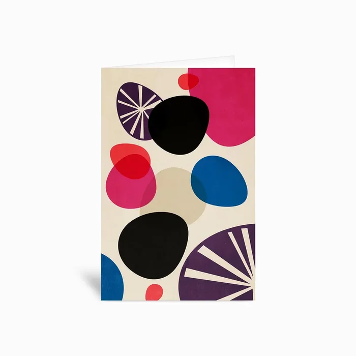 Pebbles Greetings Card by Pia Kolle