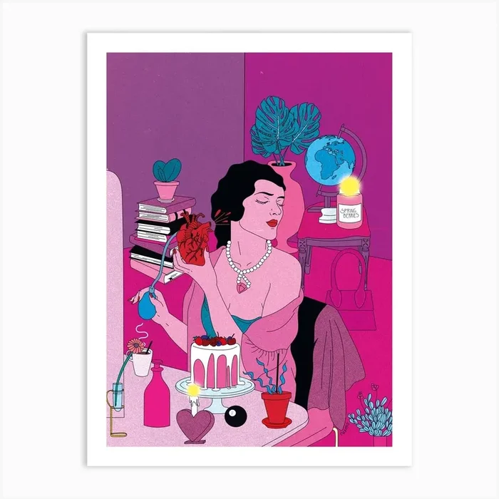 Perfume Art Print by Cosmo Illustrator