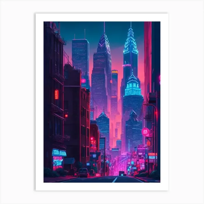 Philadelphia City Art Travel Art Print by Vicky Hanggara