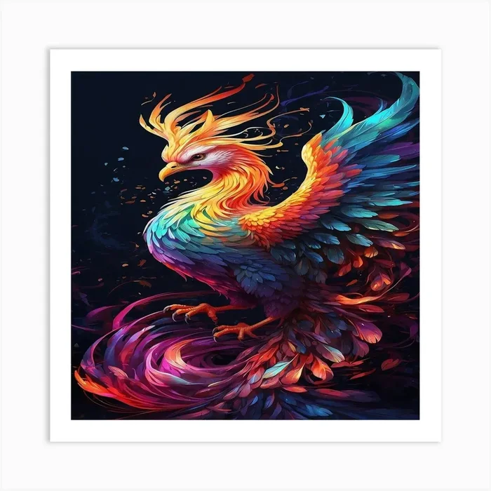 Phoenix Art PrintG by Galary.Mazeg