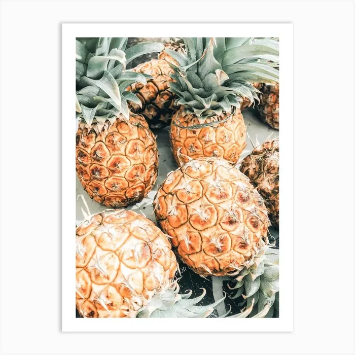 Pineapple Harvest Art Print by Indio Page