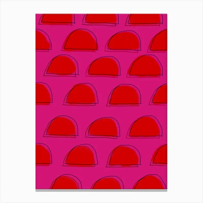 Pink Tortillas Canvas Print by AniManoo