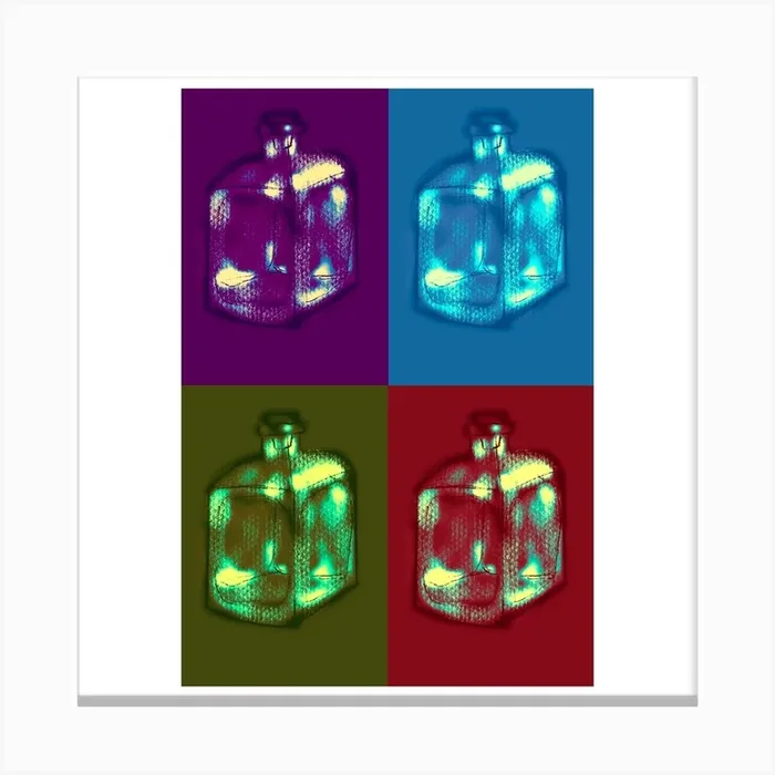 Pop Bottle Canvas Print by Manuela
