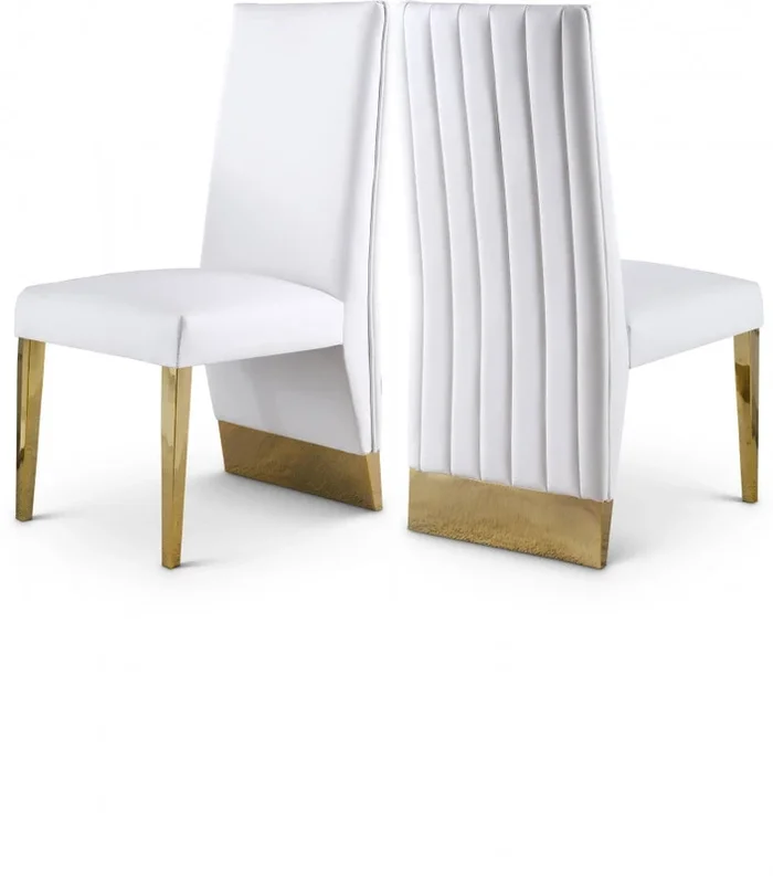 Porsha Vegan Leather Upholstered Dining Chair