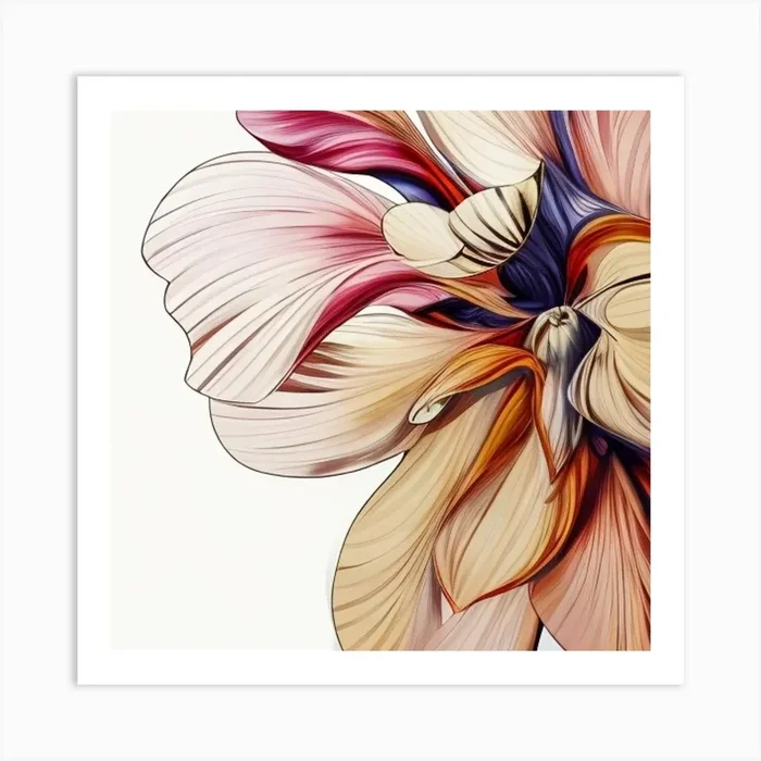 Pretty Flower Art PrintD by DKMYDESIGNS