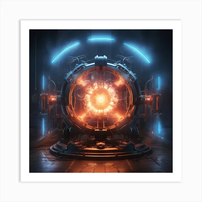 Proton fusion 3 Art Print by Elementhor