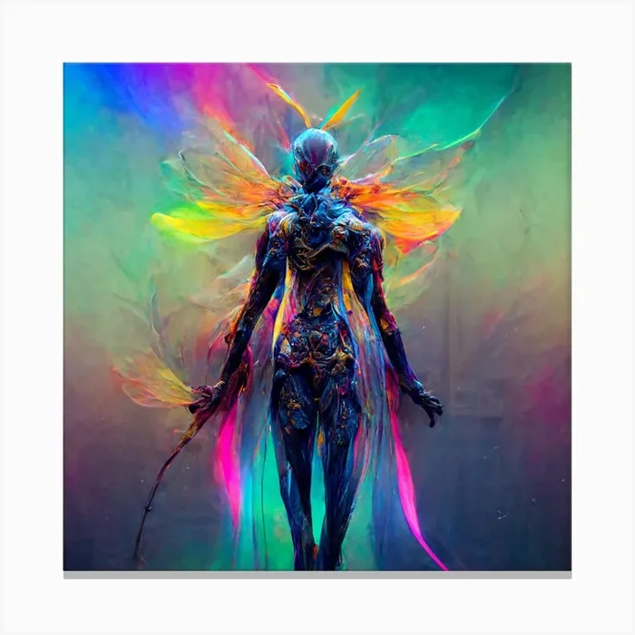 Psychedelic Painting, Psychedelic Art, Psychedelic Art, Psychedelic Art, Canvas PrintKK by Keeksters Kreations
