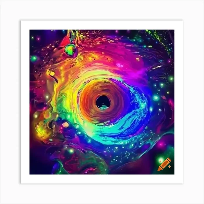 Psychedelic Universe Art PrintS by Schultzinit
