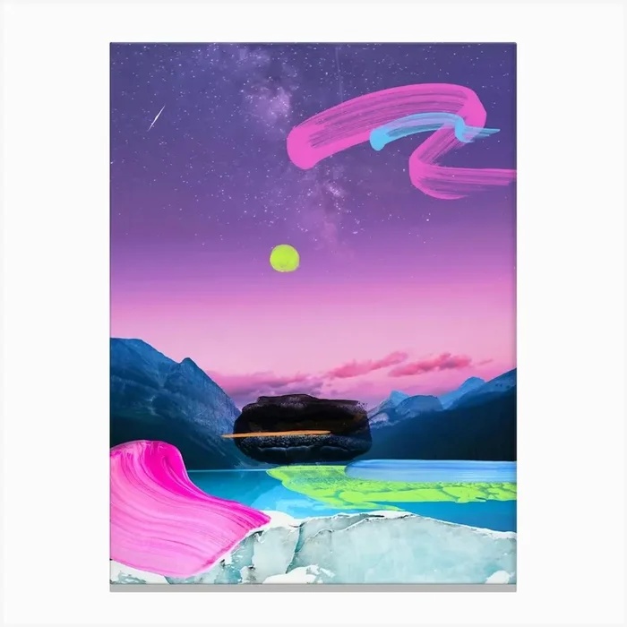 Purple Twilight Canvas Print by Sara Hoque