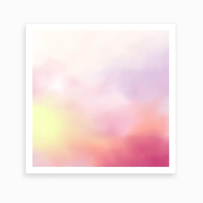 Rainbow Sky Series II Art Print by Aivy Art Studio