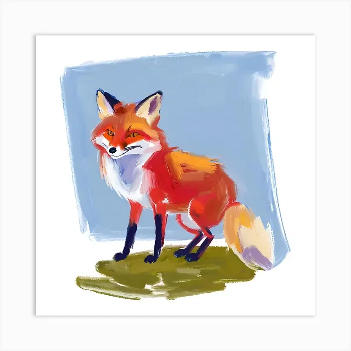 Red Fox 02 1 Art Print by Lisa Baum
