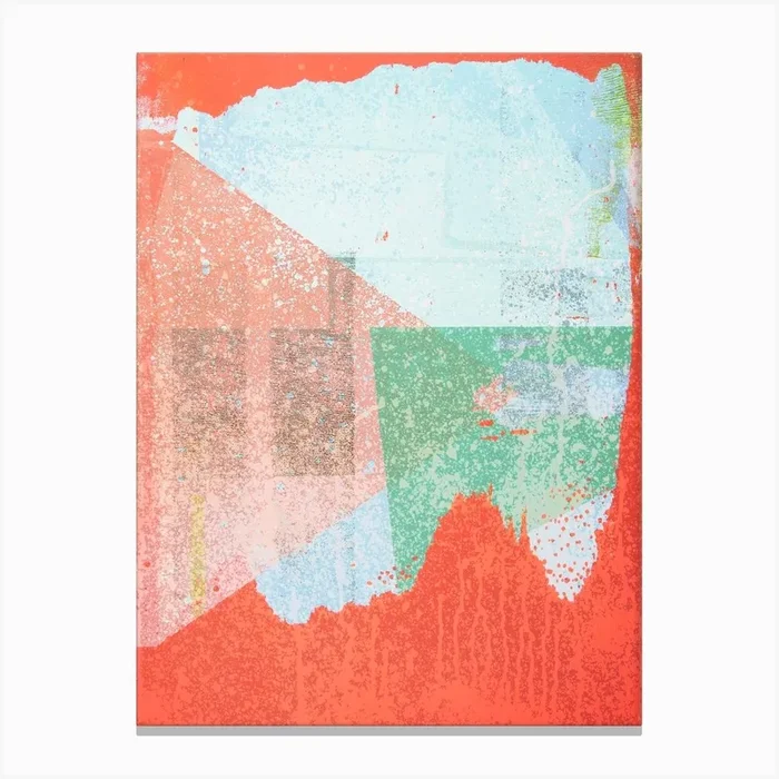 Red Mountain Canvas Print by Jack, The Dog