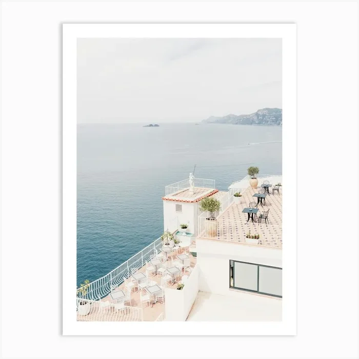Relax At The Amalfi Coast In Italy Art PrintP by Photolovers