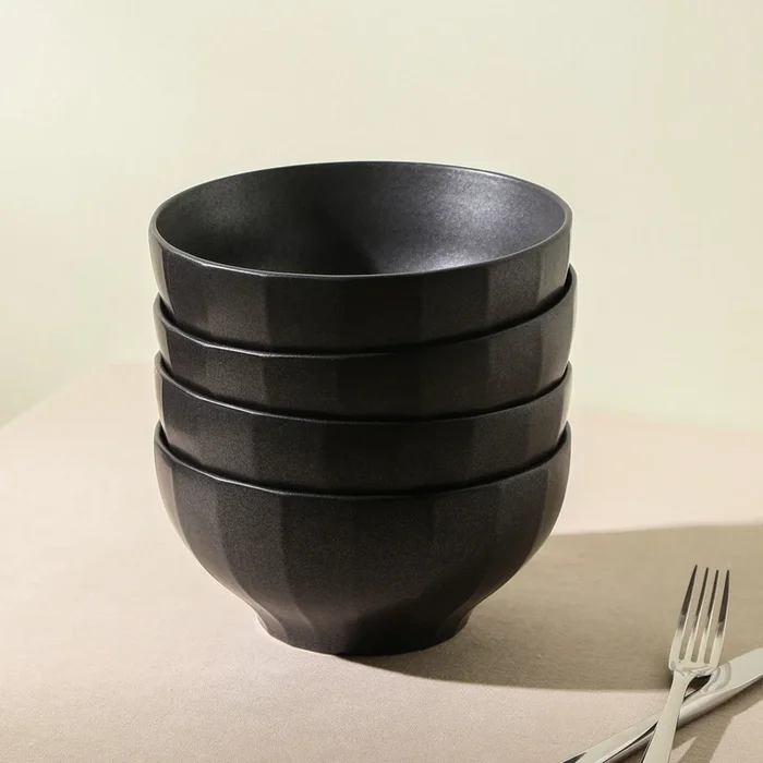 Rio Stoneware Bowl – Black
