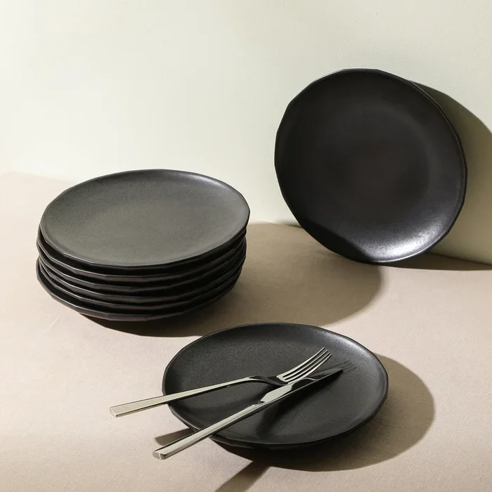 Rio Stoneware Dinner Plate – Black