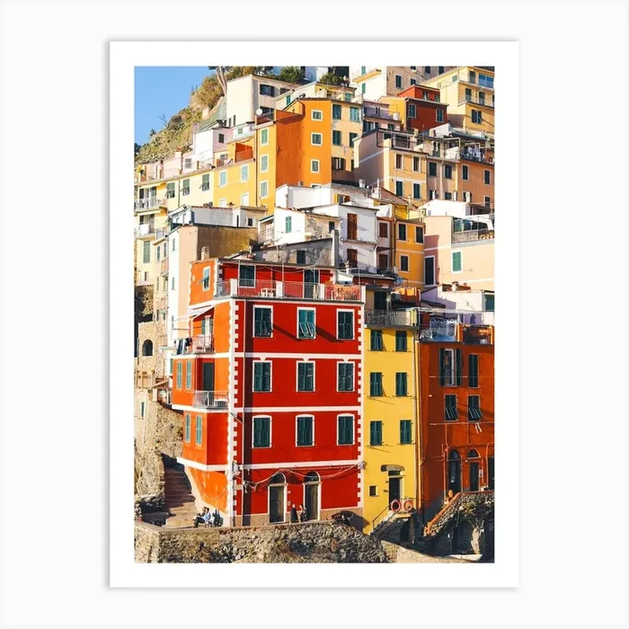 Riomaggiore Art Print by Miranda Everett