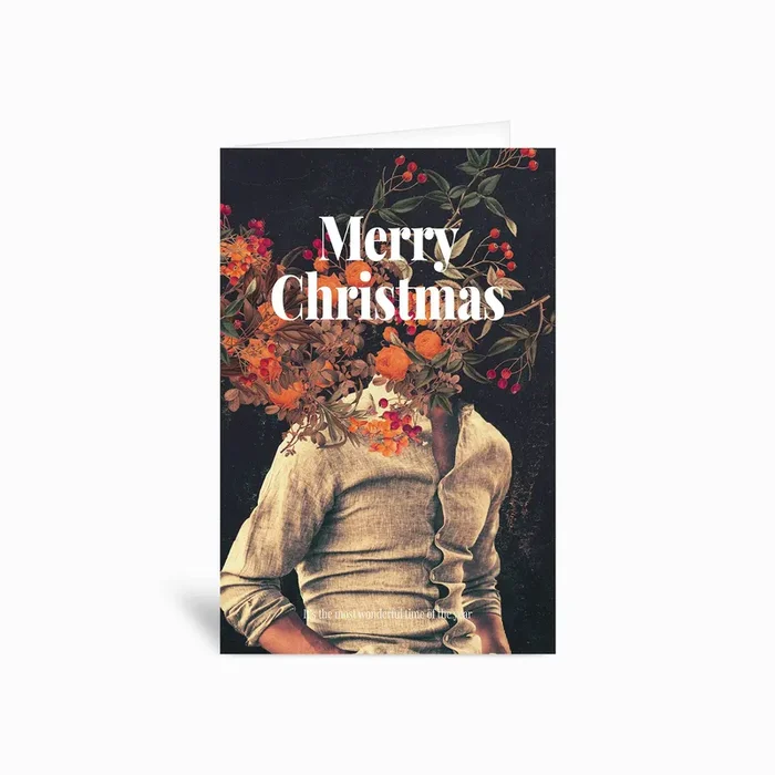 Roots Christmas II Greetings Card by Frank Moth