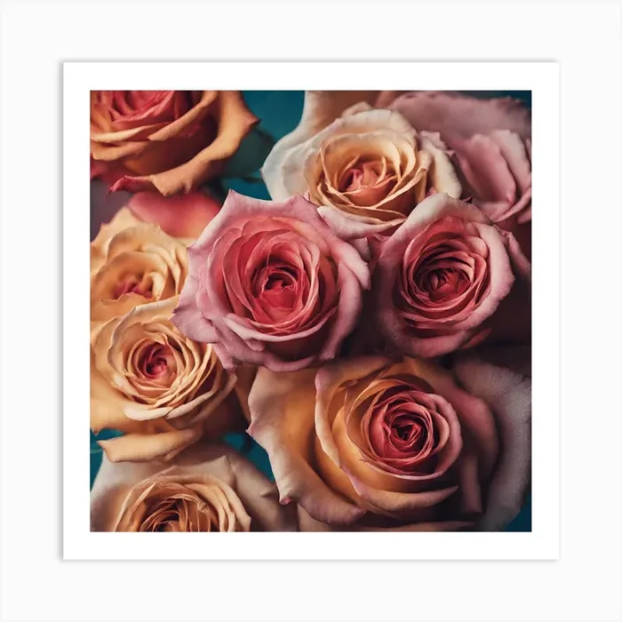 Roses 1 Art PrintN by nawwwaz
