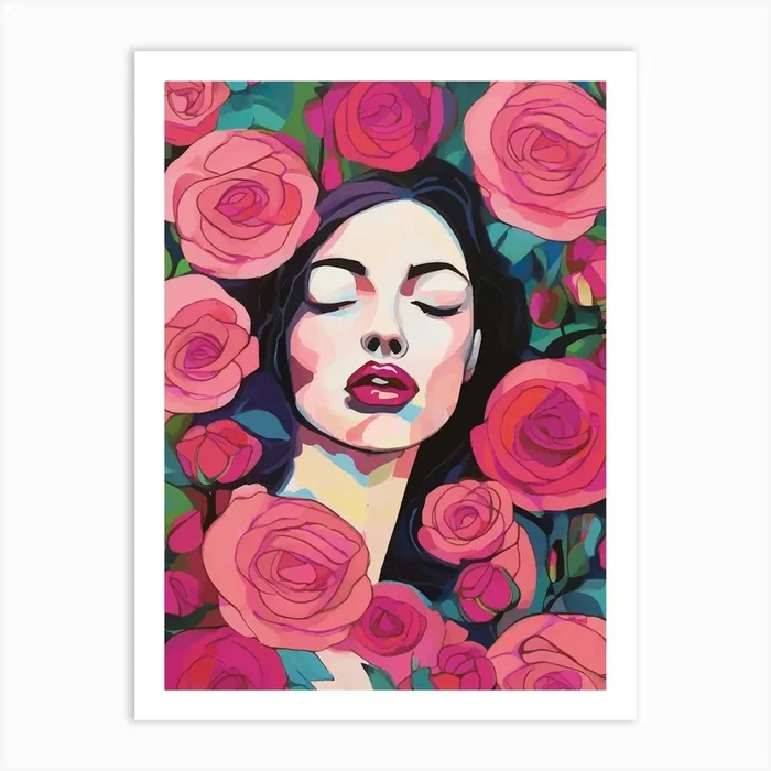 Roses Bloom Every Time I Think Of You Art Print8O by 83 Oranges