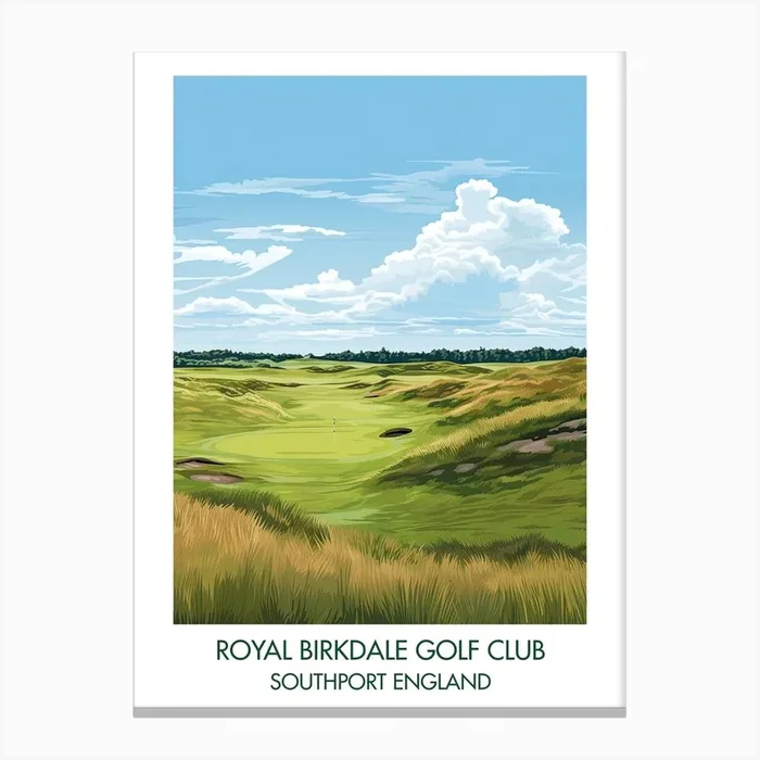 Royal Birkdale Golf Club Southport England 3 Canvas Print by Greenscape Gallery