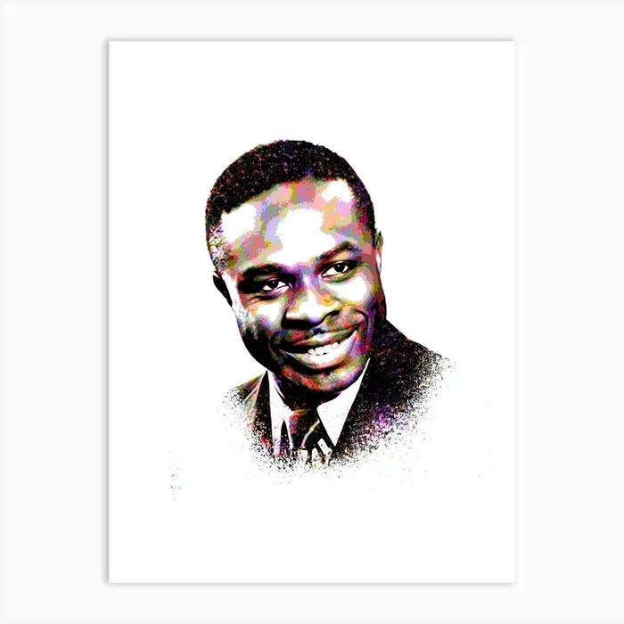 Rufus Thomas Splash Colorful Art Art PrintAB by Andika Bahtiar